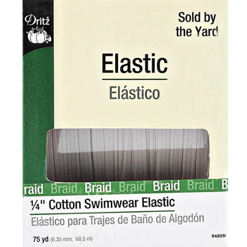 1/4" Cotton Swimwear Elastic | 75 Yard Box