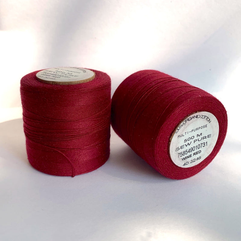 Sewpure Tex 40 | All Purpose Organic Cotton Thread | 20 Colors