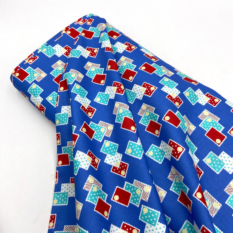 Blocks Blue | Playtime | Quilting Cotton