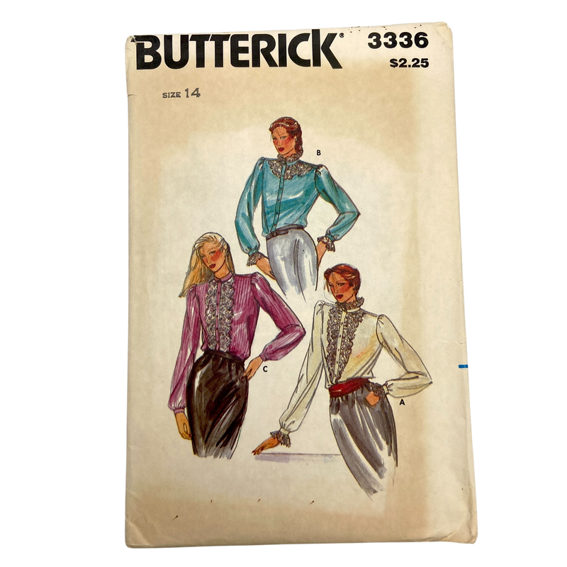 Butterick 3336 | Adult Blouse | Size 14