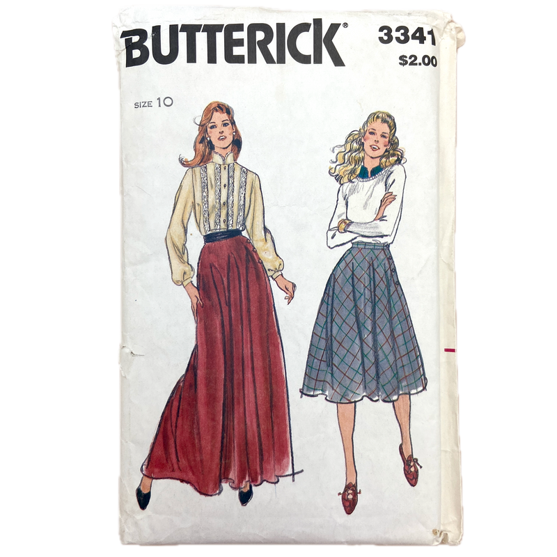 Butterick 3341 | Adult Skirt | Size 10