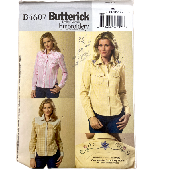 Butterick 4607 | Adult Top | Size 8-14