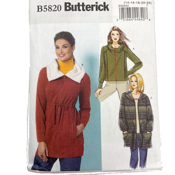 Butterick B5820 | Misses' Petite Jacket | Size 14-22