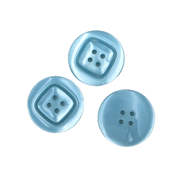 1-1/8" Baby Blue | Plastic Buttons