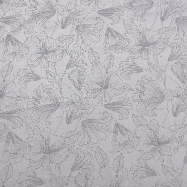 Lillies Pewter | Simply Neutral 2 | Quilting Cotton