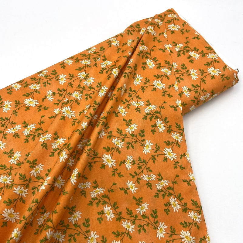 Mini Daisy Orange | Fresh as a Daisy | Quilting Cotton