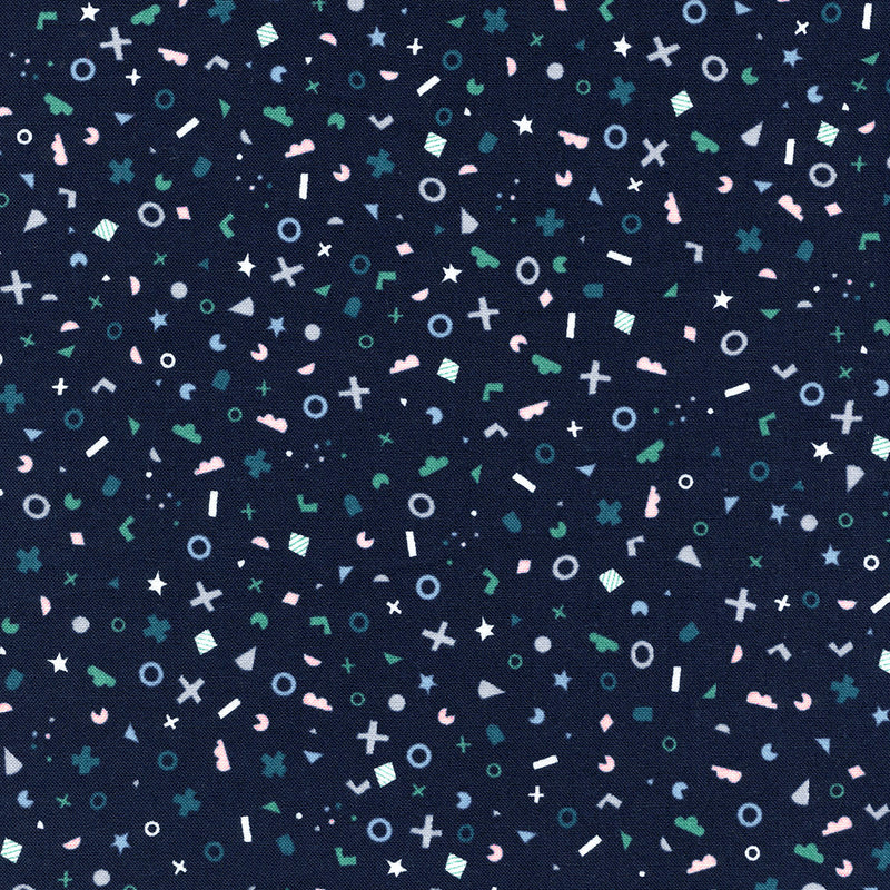 Flotsam & Jetsam Navy | Kujira & Star | Quilting Cotton | RARE, OUT OF PRINT