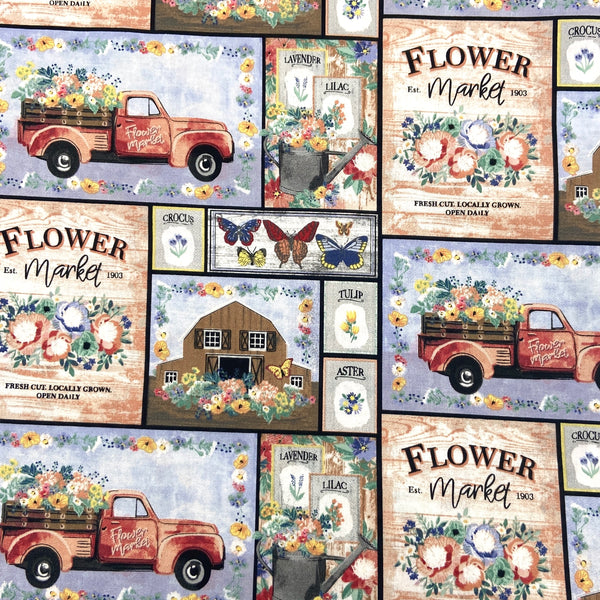 Market Patchwork | Flower Junction | Quilting Cotton