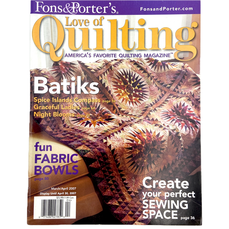 Fons & Porter's Love of Quilting | Magazine Back Issues 2000-2009 | Choose Your Favorite