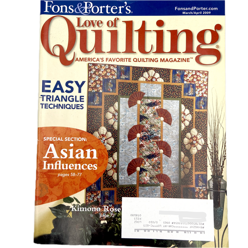 Fons & Porter's Love of Quilting | Magazine Back Issues 2000-2009 | Choose Your Favorite