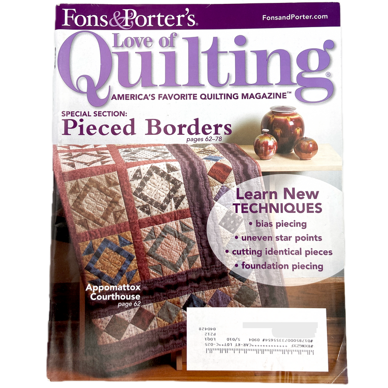 Fons & Porter's Love of Quilting | Magazine Back Issues 2000-2009 | Choose Your Favorite