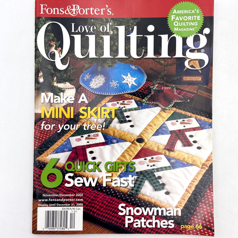 Fons & Porter's Love of Quilting | Magazine Back Issues 2000-2009 | Choose Your Favorite