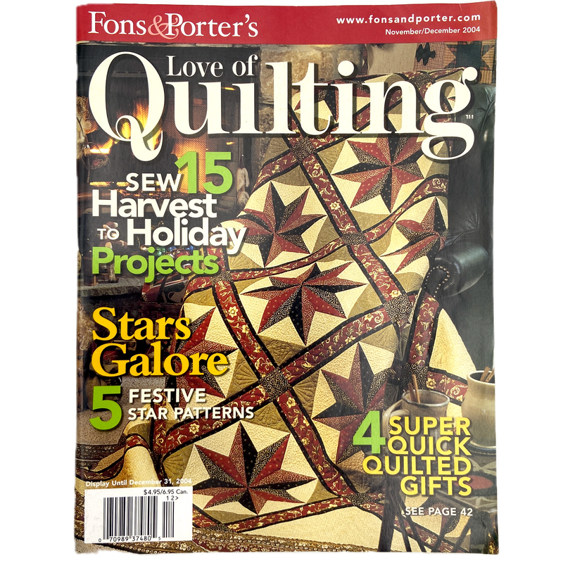 Fons & Porter's Love of Quilting | Magazine Back Issues 2000-2009 | Choose Your Favorite