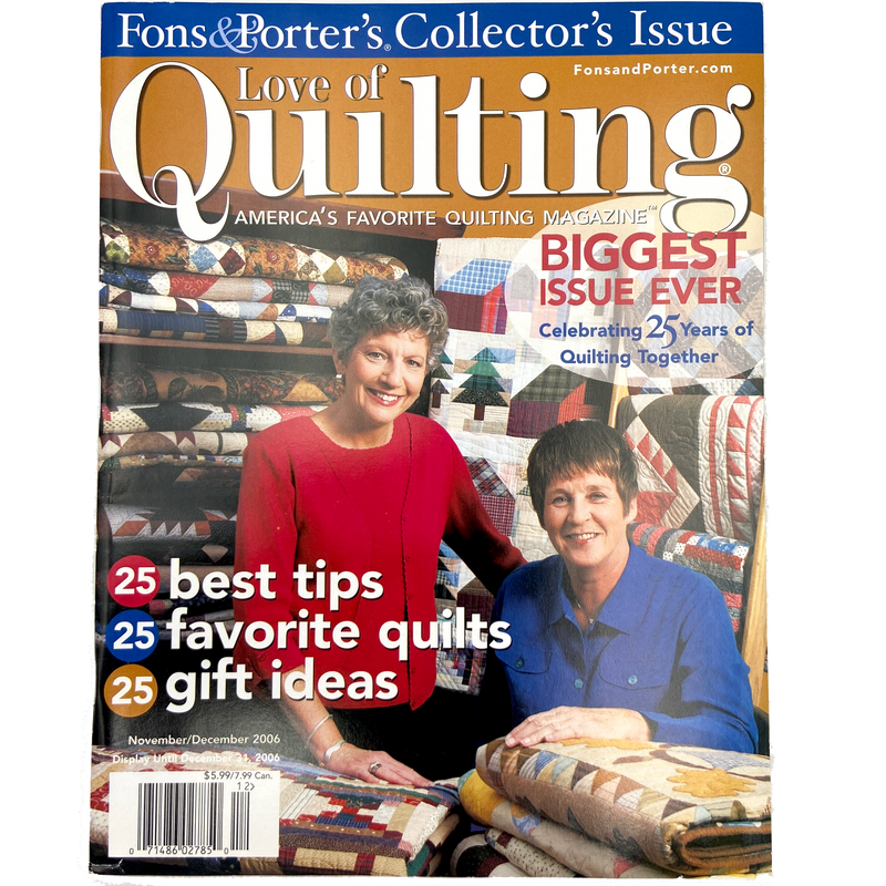 Fons & Porter's Love of Quilting | Magazine Back Issues 2000-2009 | Choose Your Favorite