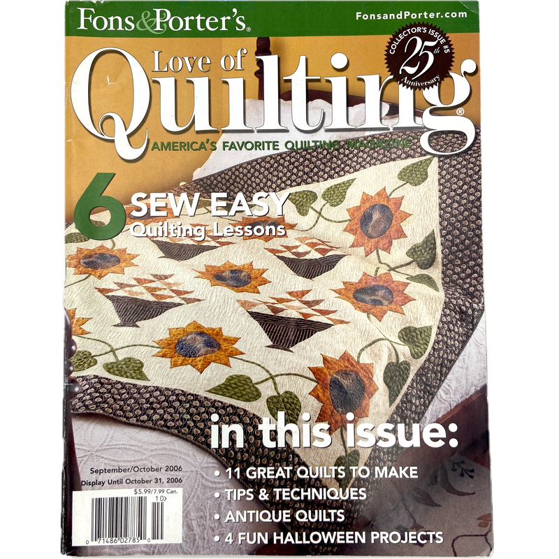 Fons & Porter's Love of Quilting | Magazine Back Issues 2000-2009 | Choose Your Favorite