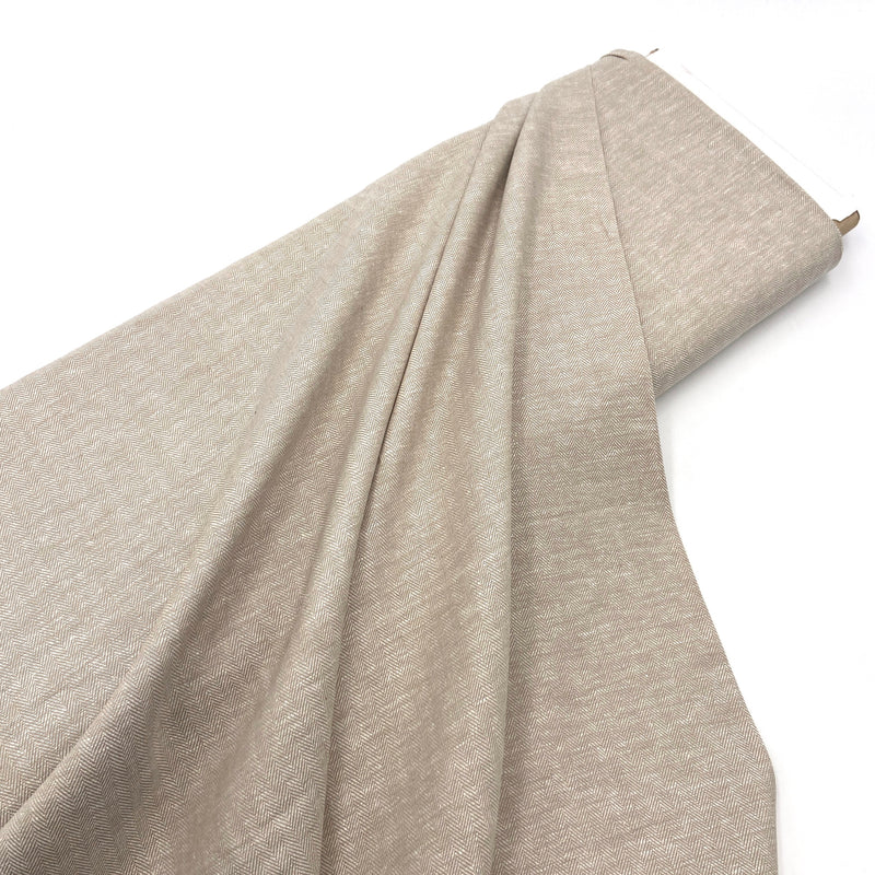 Herringbone Natural | Hemptex Herringbone | Hemp Cotton Blend