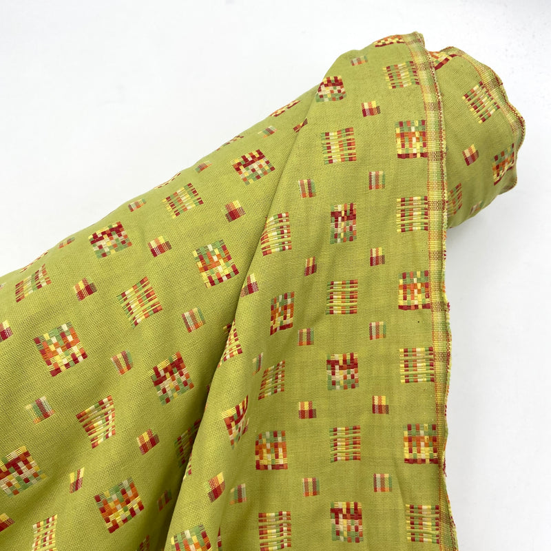 Waffles Granny Smith | Home Decor Fabric