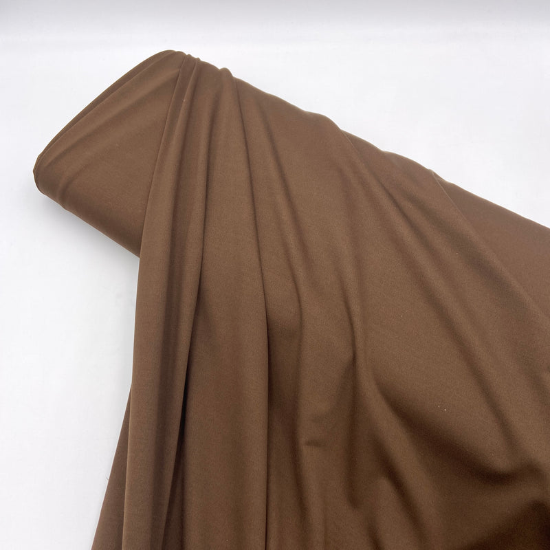 Milk Chocolate | Polyester Stretch Knit