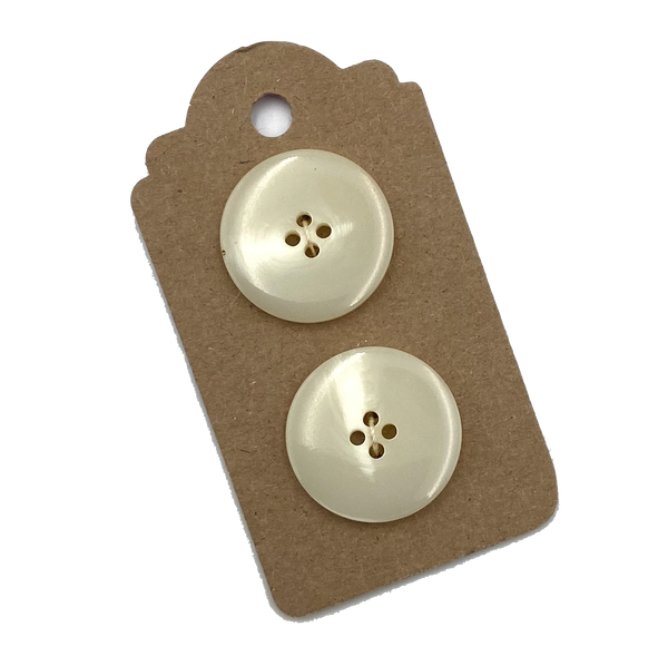 1" Adobe | Set of 2 | Plastic Buttons