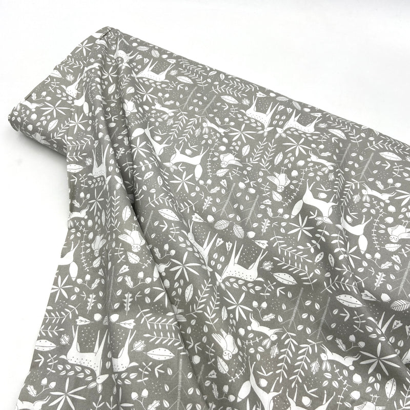 Deer Gray | Nocturnal | Quilting Cotton