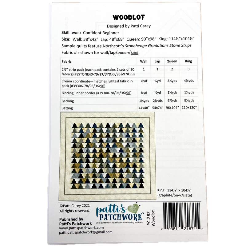 Woodlot | Patti's Patchwork | Quilt Pattern