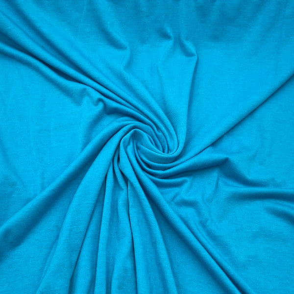 Bright Blue | Poly/Cotton Stretch Jersey