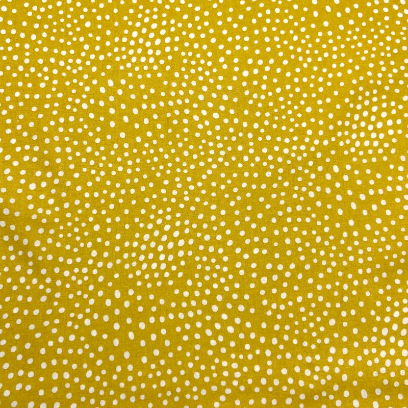 Dots Mustard | Zoology | Quilting Cotton