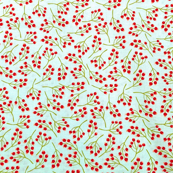 Holly Berry Sky | Joyful Joyful | Quilting Cotton