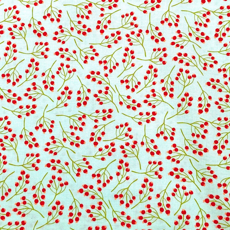 Holly Berry Sky | Joyful Joyful | Quilting Cotton