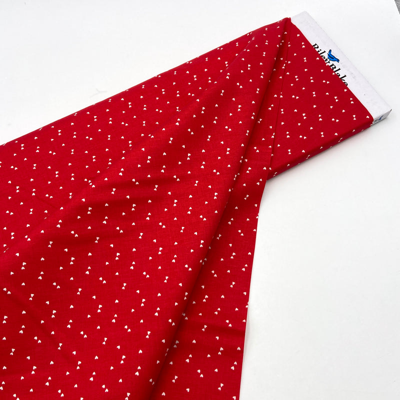 Hearts Red | Riley Blake | Seasonal Basics | Quilting Cotton