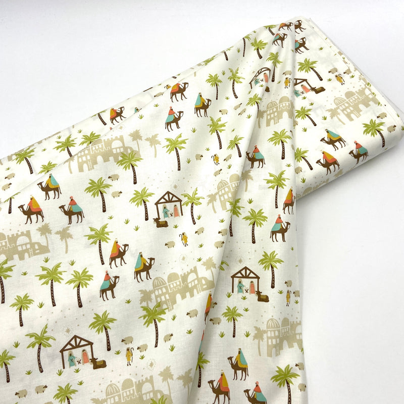 Oh Little Town Cream | Joyful Joyful | Quilting Cotton