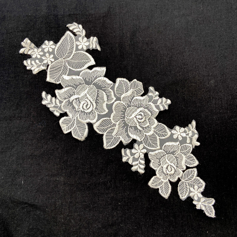 Cabbage Rose | Lace Appliqué