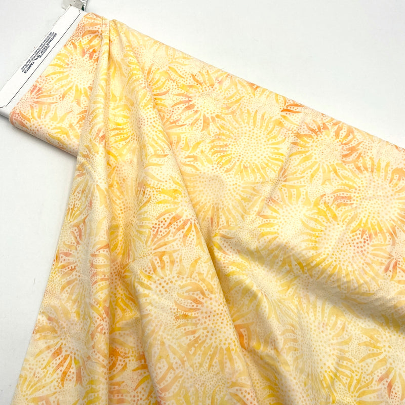 Sunflower Plumeria | Bali Batiks | Quilting Cotton