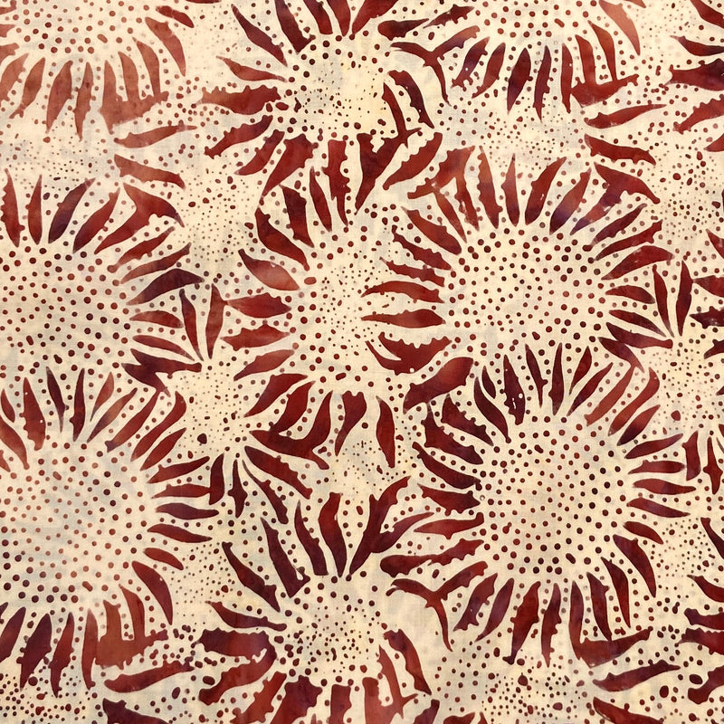 Sunflower Barn Red | Bali Batiks | Quilting Cotton