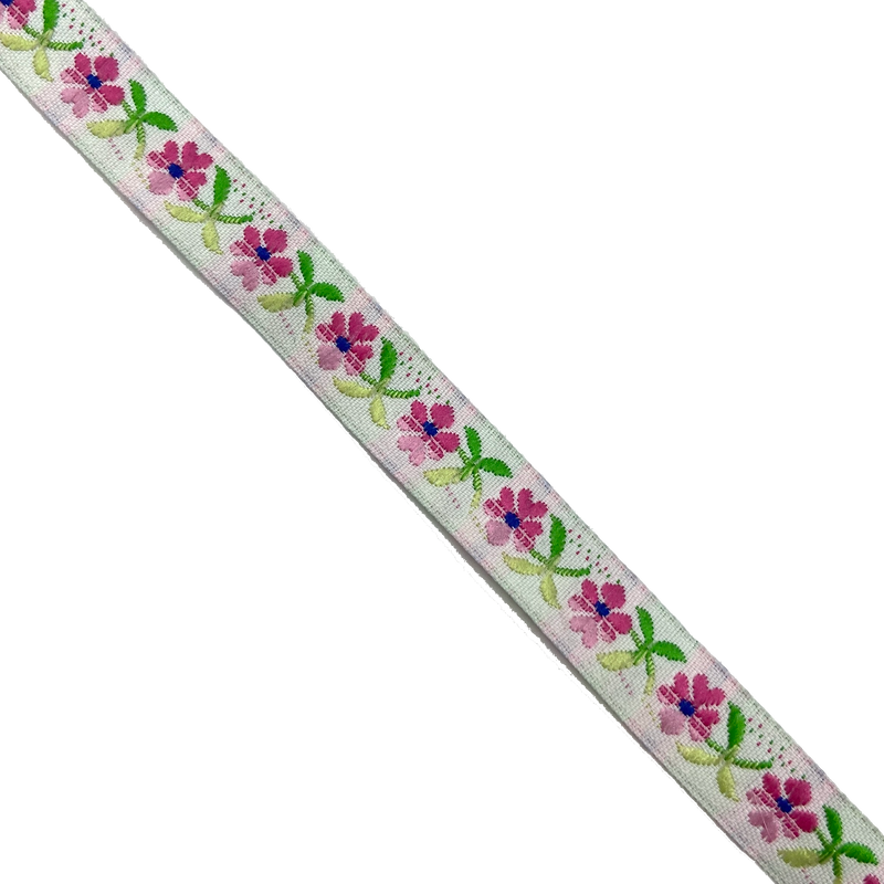 1/2" Vintage Floral | Jacquard Ribbon | Choose Your Favorite