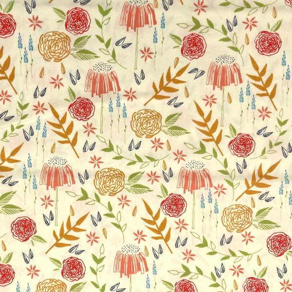 Sketch Floral | Creekside | Quilting Cotton