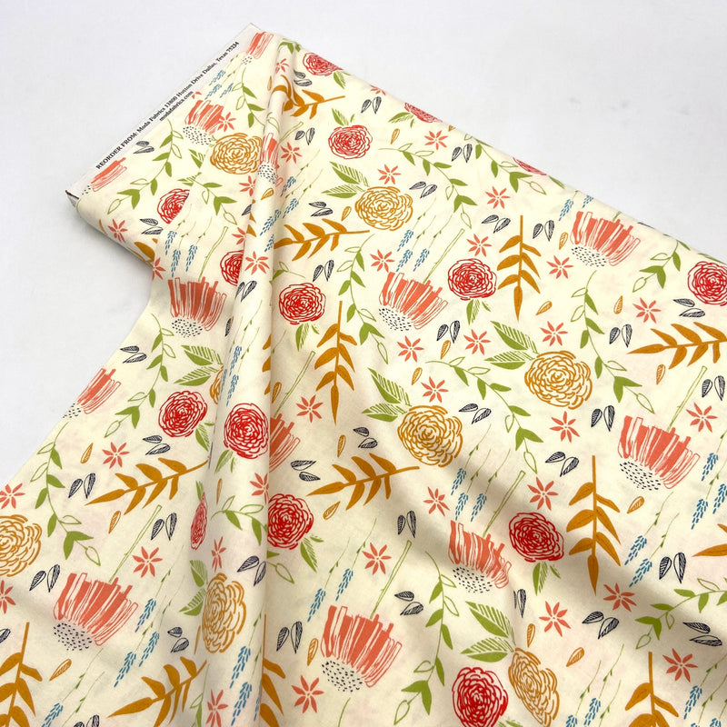 Sketch Floral | Creekside | Quilting Cotton