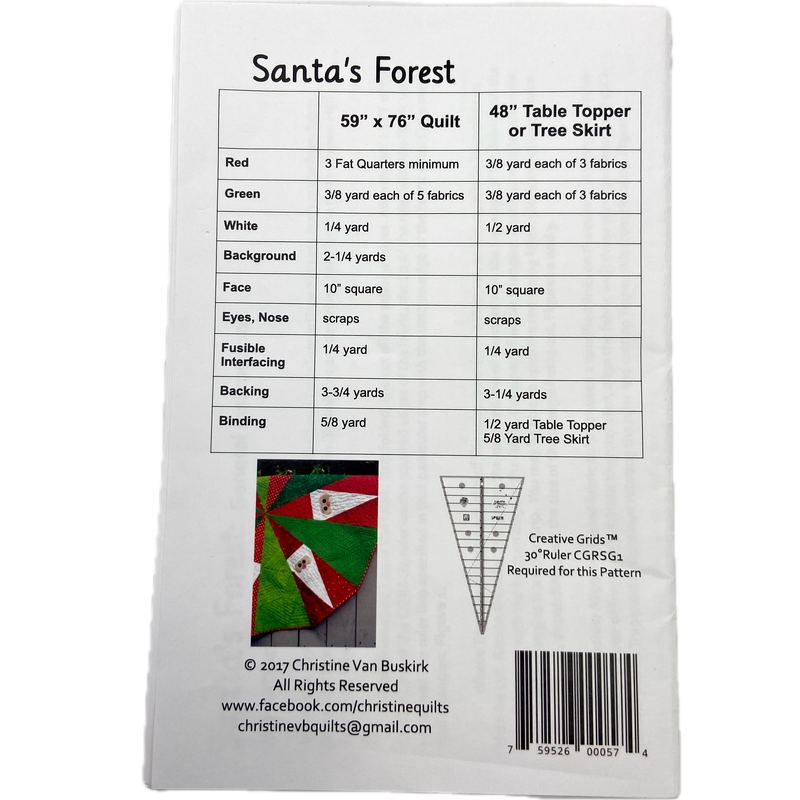 Santa's Forest | Christine Quilts | Quilt Pattern