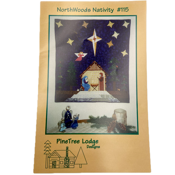 NorthWoods Nativity | Pine Tree Lodge Designs | Quilt Pattern