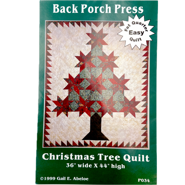 Christmas Tree Quilt | Back Porch Press | Quilt Pattern