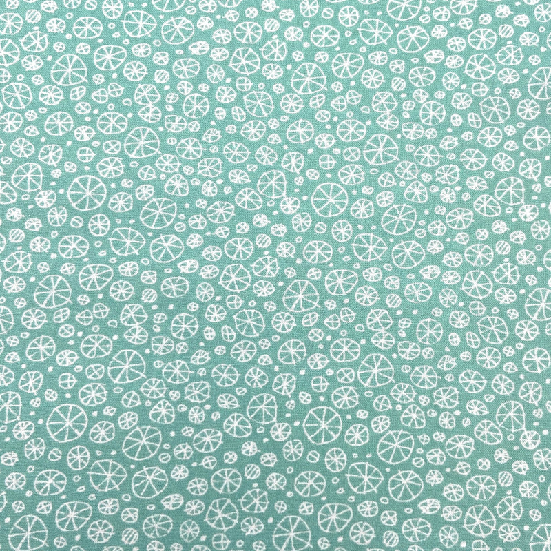 Pinwheels Teal | On the Farm | Quilting Cotton