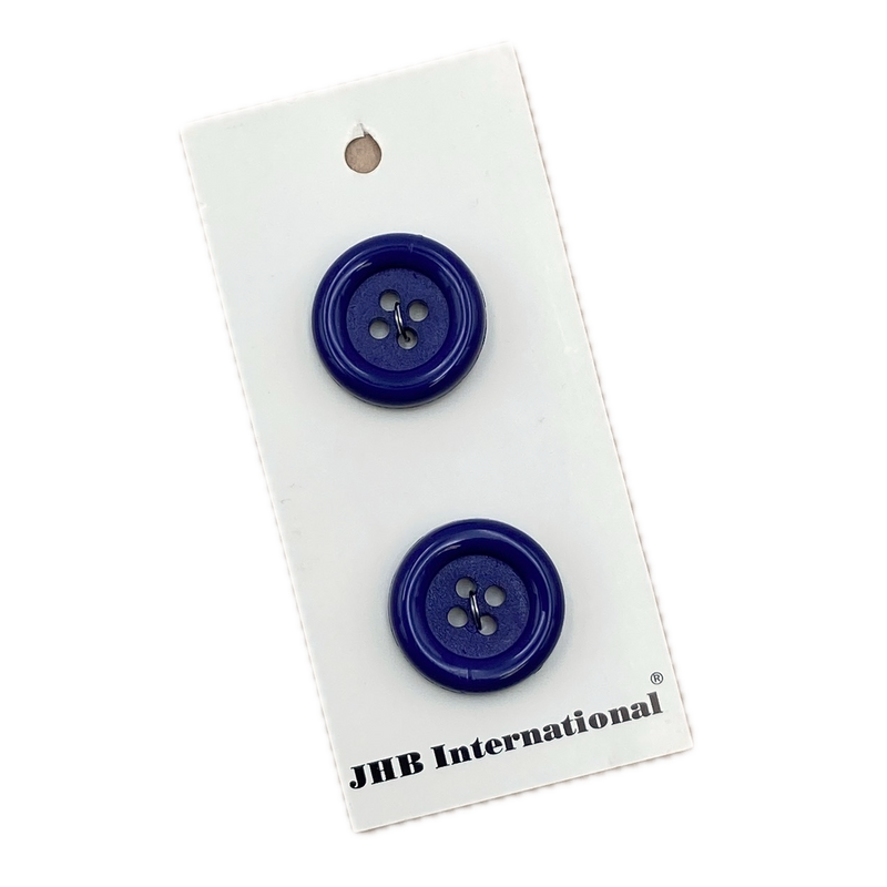 7/8" Bruce | Plastic Buttons | Set of 2