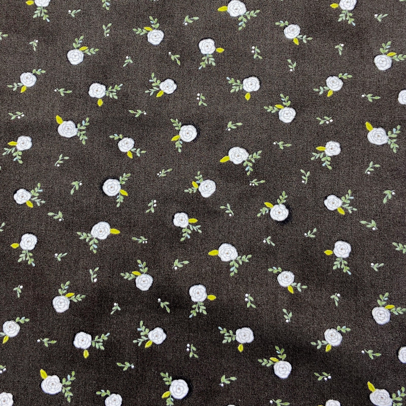 Tiny Blooms Slate | Happiness Blooms | Quilting Cotton