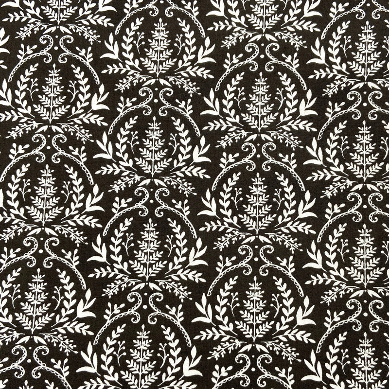 Damask Slate | Happiness Blooms | Quilting Cotton