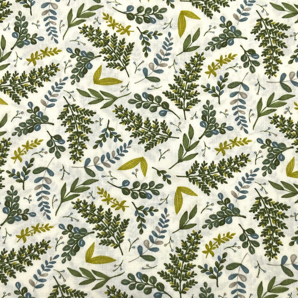 Fern White | Happiness Blooms | Quilting Cotton