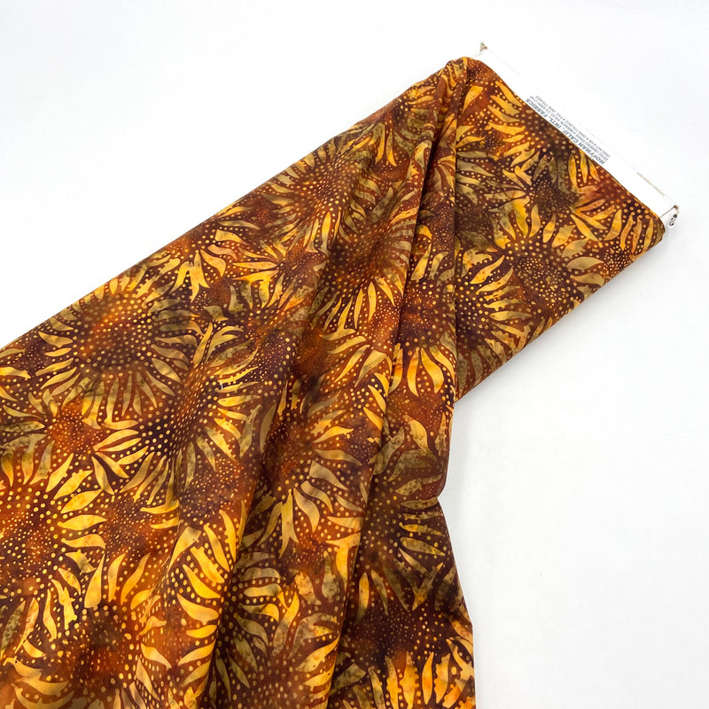 Sunflower Teak | Bali Batiks | Quilting Cotton