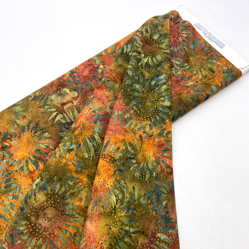 Sunflower Autumn | Bali Batiks | Quilting Cotton