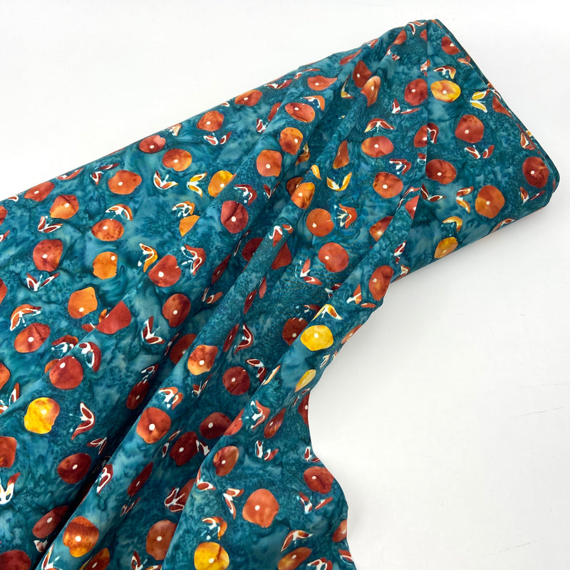 Oranges Teal | Banyan Batiks | Quilting Cotton