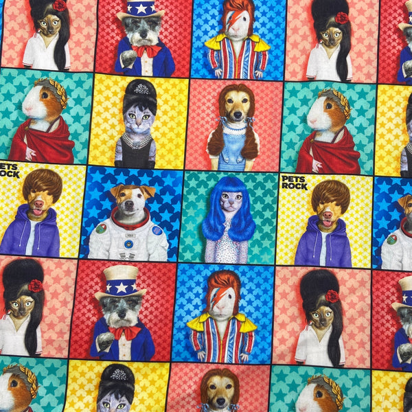 Set Patch | Pets Rock | Quilting Cotton