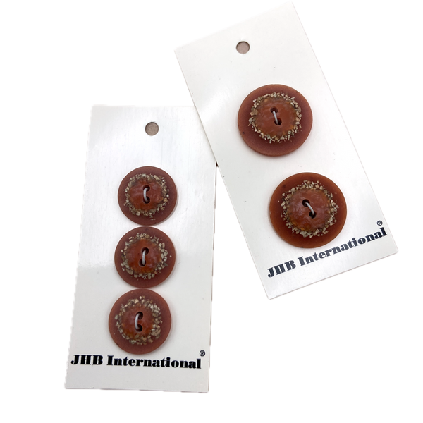 3/4" or 1" Sandstone | Plastic Buttons | Choose Your Size